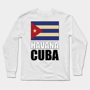 Flag of Cuba Long Sleeve T-Shirt